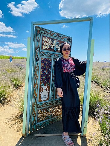 salaş elbise siyah