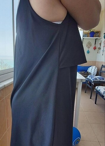 xl Beden siyah Renk Penye elbise
