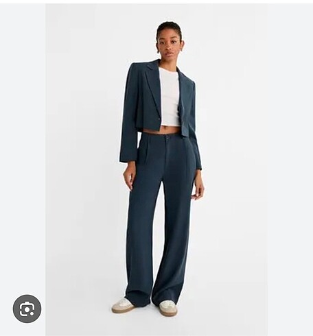 Stradivarius lacivert pantolon