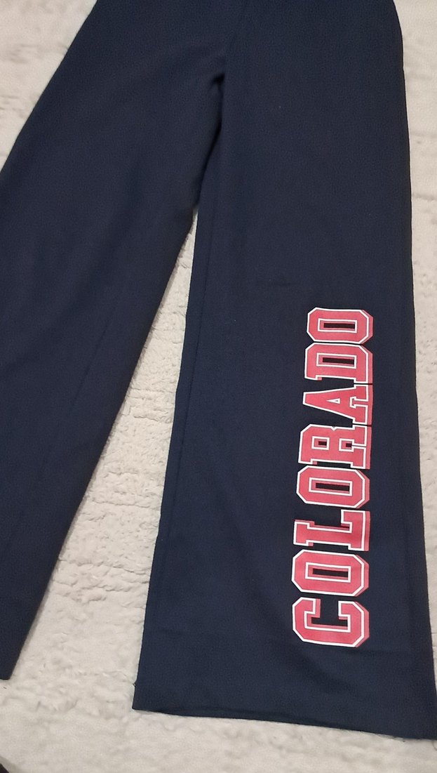 Kadın Lacivert Bol Kesim Colorado Baskılı Eşofman - Görsel 2