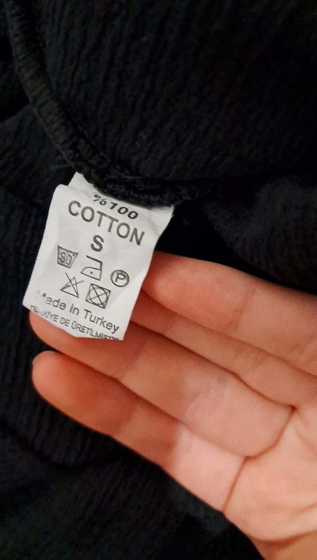 Siyah Kat Kat Fırfırlı Midi Etek - Görsel 3