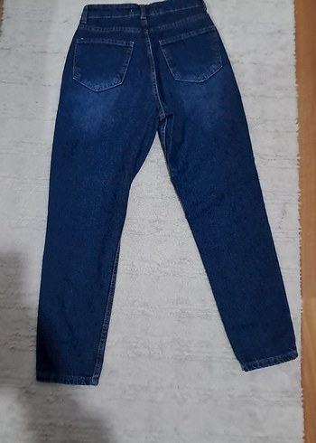 Lacivert Kadın Kot Pantolon - Görsel 2