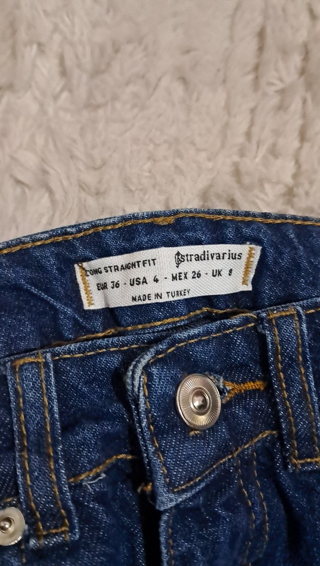 Lacivert Kadın Kot Pantolon - Görsel 3