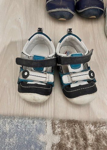 Mavi ve Gri Erkek Bebek İlk Adım Ayakkabıları - Görsel 2