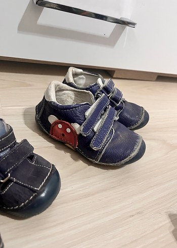 Mavi ve Gri Erkek Bebek İlk Adım Ayakkabıları - Görsel 3