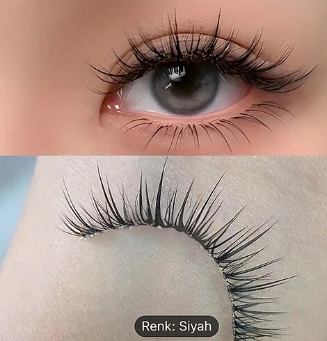 Takma kirpik 5 çift - Görsel 4