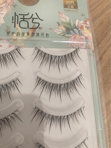 Takma kirpik 5 çift - Görsel 2