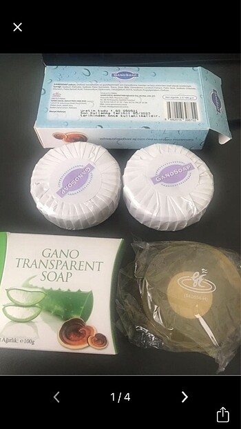 Gano soap/excel 3 adet sabun