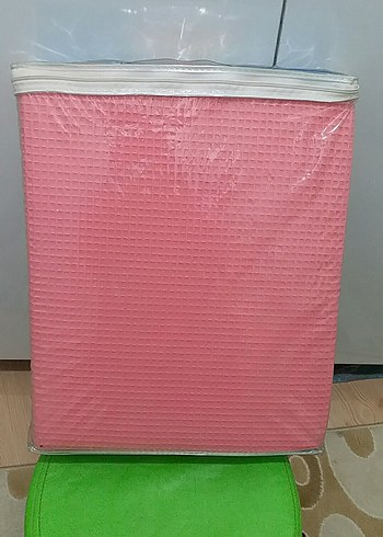 Pembe Petekli Pike Havlu - Görsel 3