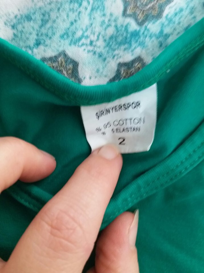 Çocuk Rahat Kesim Koyu Yeşil Şort-Tshirt Takim - Görsel 4