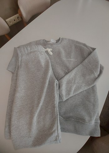 Gri Rahat Kesimi unisex Eşofman tk