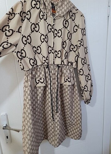 44 Beden camel Renk Trenckot