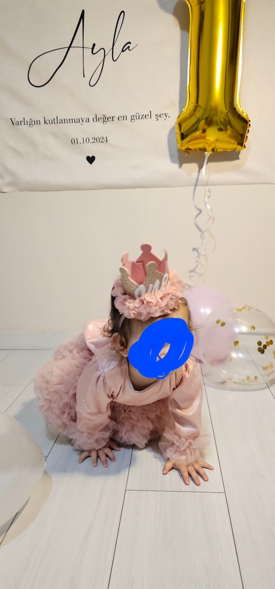 Pembe Kız Çocuk Fiyonklu Babet - Görsel 3