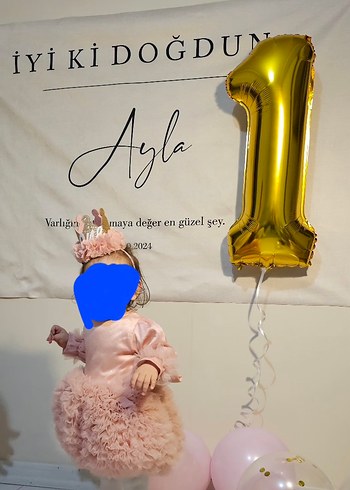 Pembe Fırfırlı Kız Çocuk Elbise - Görsel 5