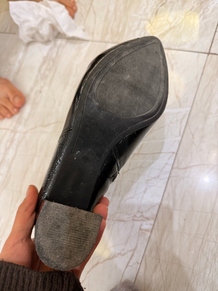 Yılan Desenli Kemerli Kahverengi Deri Bot - Görsel 5