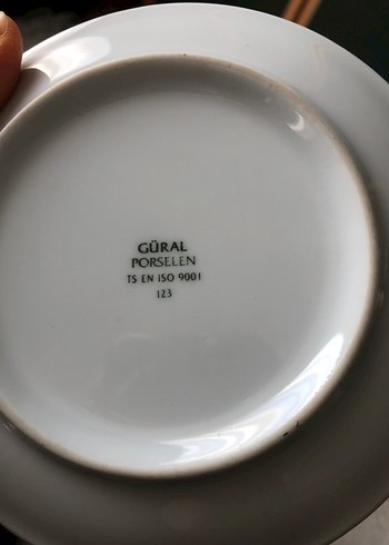 İşlemeli Mavi Tabak - Görsel 2