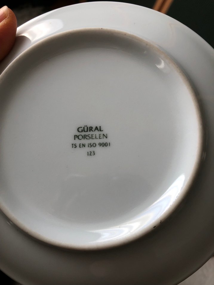 İşlemeli Mavi Tabak - Görsel 2