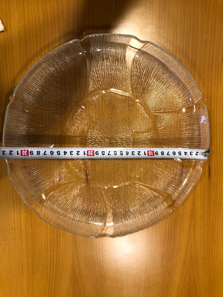 Şeffaf Cam Dekoratif Tabak - Görsel 2