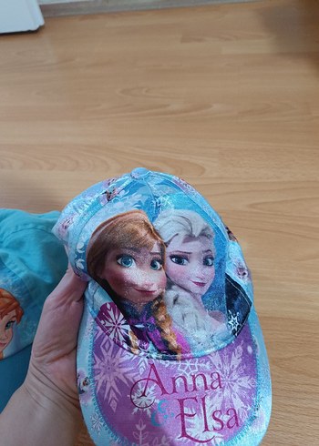 5-8 Yaş, 22 cm Beden çeşitli Renk Çocuk Renkli Baskılı Şapka Seti
