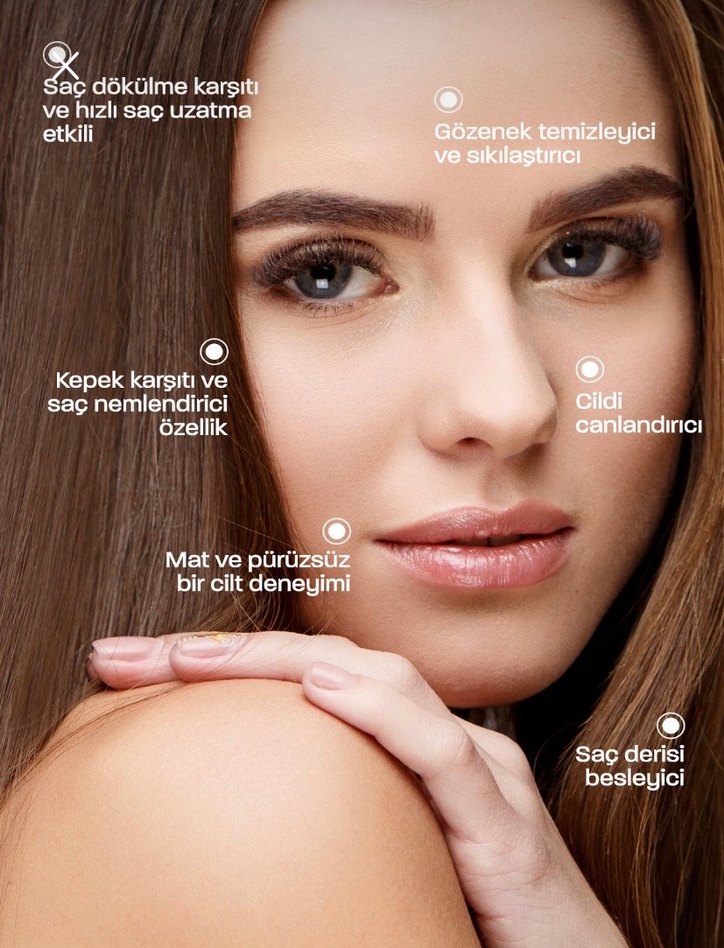 Saç ve Cilt Toneri Biberiye Suyu 100ml - Görsel 2