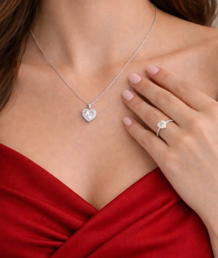 Yüzük ve kolye seti - Görsel 3