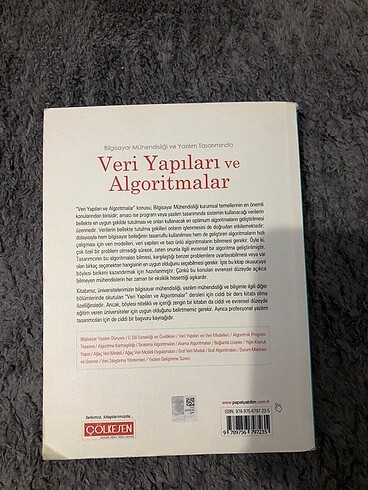 Veri yapıları ve algoritmalar - rıfat çölkesen 2019 basım