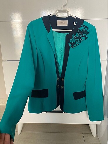 40 Beden yeşil Renk Blazer ceket