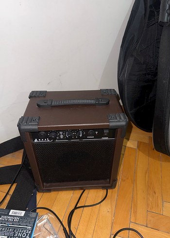 Jay Turser JY-300M-TSB elektro gitar ve Angel ANG-10-BK amfi - Görsel 8