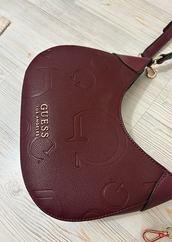Guess bordo çanta - Görsel 2