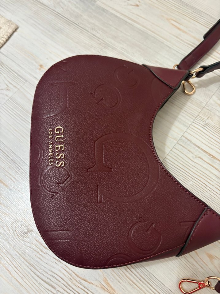 Guess bordo çanta - Görsel 2