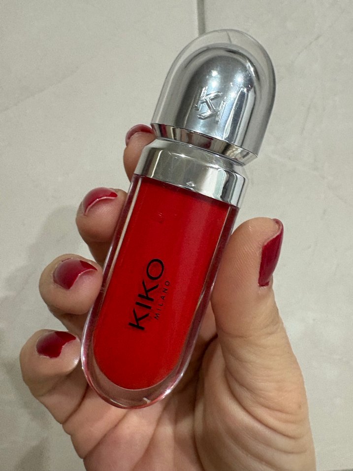 KIKO 13 fire red lip gloss - Görsel 2