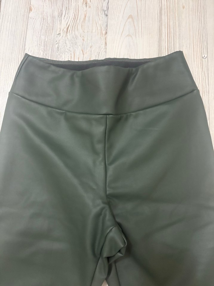 Calzedonia yeşil deri termal tayt - Görsel 2