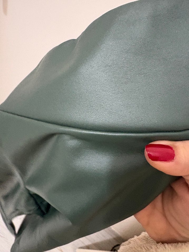 Calzedonia yeşil deri termal tayt - Görsel 3