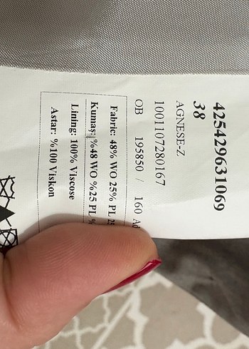 Network Gri Kadın Klasik Kesim Blazer Ceket - Görsel 5