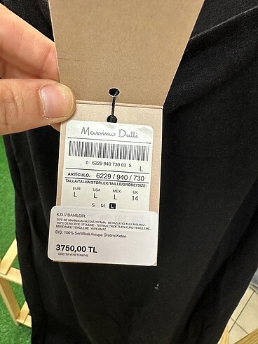 s Beden Massimodutti Elbise