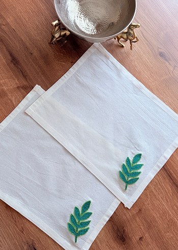 Punch işlemeli 2 adet amerikan servislik - Görsel 3