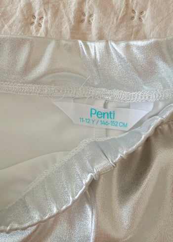 Penti Kız Çocuk Gri Parlak Tayt - Görsel 2