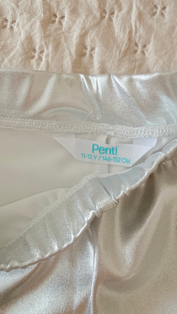 Penti Kız Çocuk Gri Parlak Tayt - Görsel 2