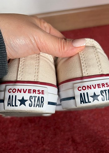 Converse Kadın krem rengi Bağcıklı Spor Ayakkabı - Görsel 4
