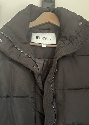 Siyah Kadın Midi Kışlık Mont #ipekyol - Görsel 8