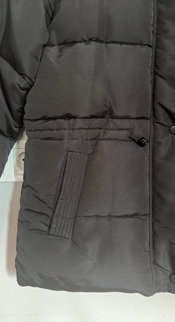 Siyah Kadın Midi Kışlık Mont #ipekyol - Görsel 2