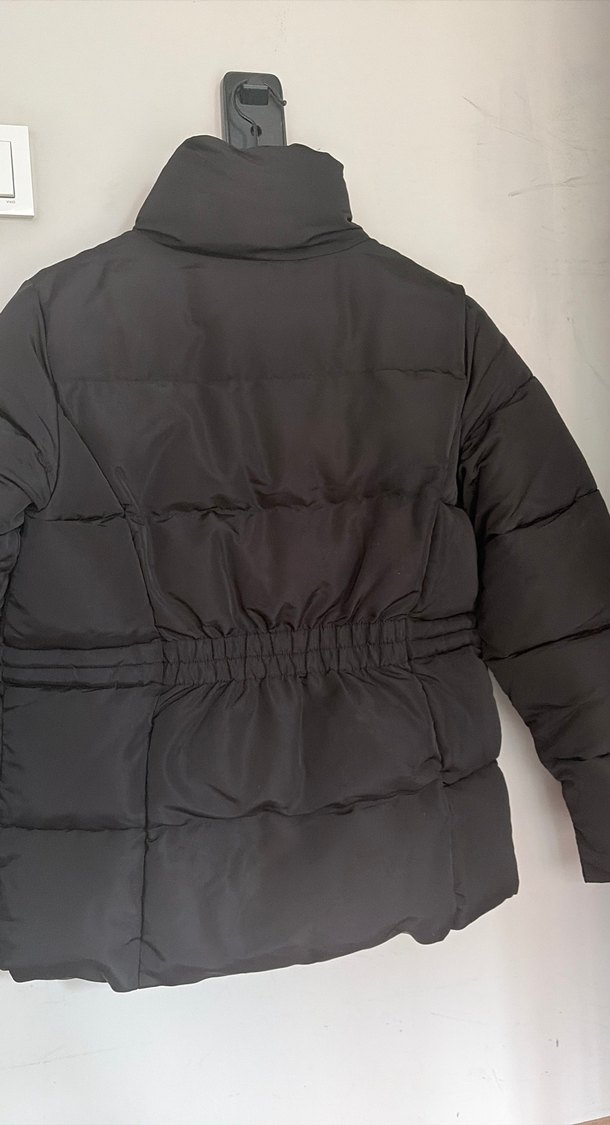 Siyah Kadın Midi Kışlık Mont #ipekyol - Görsel 5