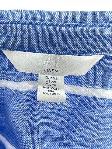 xs Beden mavi Renk H&M Gömlek %70 İndirimli.
