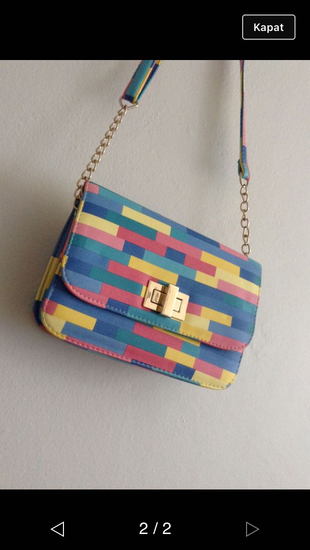 Accessorize yeni renkli çanta