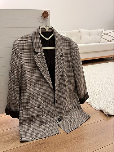 Kaz ayağı desen Blazer