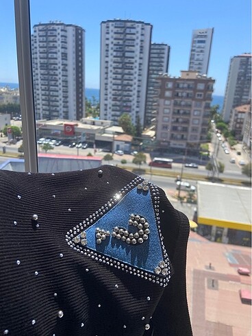 Diğer Taşlı kolsuz bluz