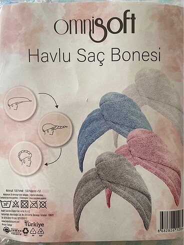 Havlu saç bonesi