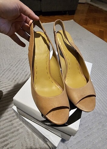 40 Beden camel Renk Nine west Topuklu ayakkabı