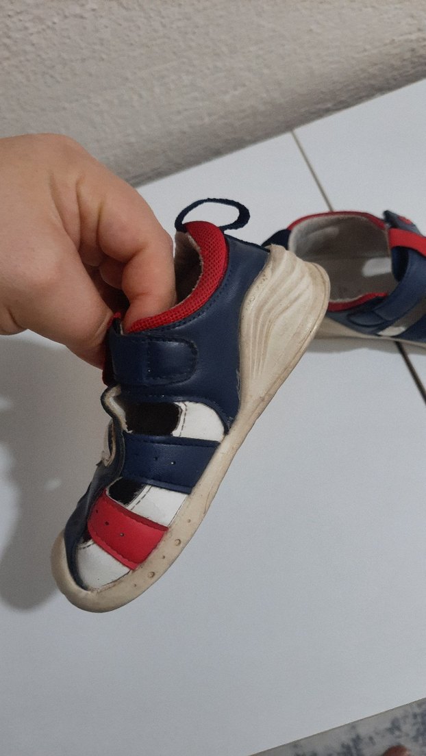 Erkek Bebek Renkli İlk Adım Ayakkabısı - Görsel 3