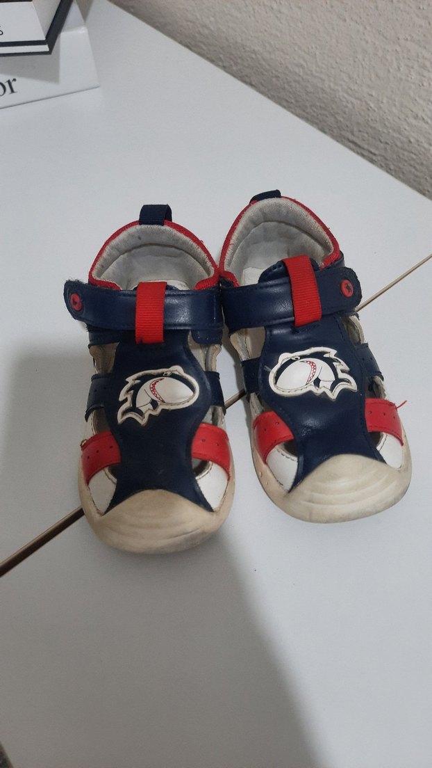 Erkek Bebek Renkli İlk Adım Ayakkabısı - Görsel 5